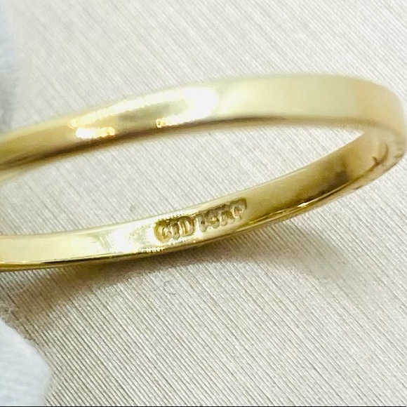 EUC Gold Natural Citrine & Diamond Butterfly Ring - Picture 10 of 12